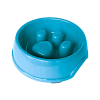  Habzsolásgátló etetőtál-"Mancsos" - Nagy, Zöldeskék
