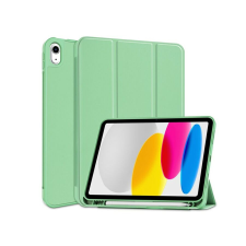 Haffner Apple iPad 10.9 (2022) tablet tok (Smart Case) on/off funkcióval, Apple Pencil  tartóval - matcha green (ECO csomagolás) tablet tok