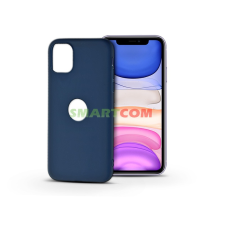 Haffner Apple iPhone 11 szilikon hátlap - Soft Logo - kék tok és táska