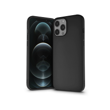Haffner Apple iPhone 12 Pro Max szilikon hátlap - Soft Premium - fekete tok és táska