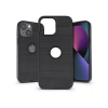 Haffner Apple iPhone 13 karbon logo szilikon tok, fekete (PT-6357)