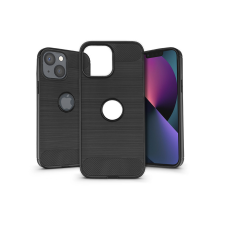 Haffner Apple iPhone 13 Mini szilikon hátlap - Carbon Logo - fekete tok és táska