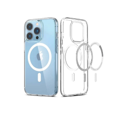 Haffner Apple iPhone 13 Pro szilikon hátlap - Clear Mag Cover - átlátszó tok és táska