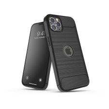 Haffner Apple iPhone 14 Plus szilikon hátlap - Carbon Logo - fekete (PT-6524) tok és táska