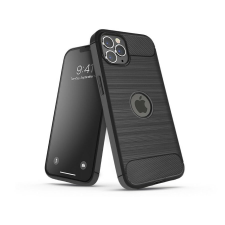 Haffner Apple iPhone 14 Pro szilikon hátlap - Carbon Logo - fekete tok és táska