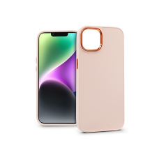 Haffner Apple iPhone 14 szilikon hátlap - Frame - rózsaszín tok és táska