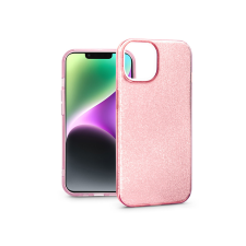 Haffner Apple iPhone 14 szilikon hátlap - Glitter - pink (TF-0216) tok és táska