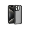 Haffner Apple iPhone 15 Pro Max hátlap kameravédő peremmel, lencsevédő üveggel - Variete- fekete (HF241079)
