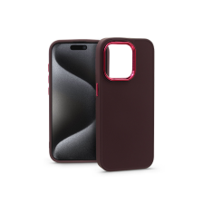 Haffner Apple iPhone 15 Pro szilikon hátlap - Frame - bíbor (PT-6820) tok és táska