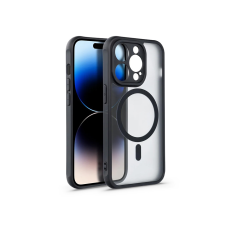 Haffner Apple iPhone 15 Pro szilikon hátlap - Matte Mag Cover - fekete/átlátszó (HF219504) tok és táska