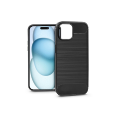 Haffner Apple iPhone 15 szilikon hátlap - Carbon - fekete tok és táska