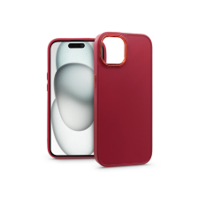 Haffner Apple iPhone 15 szilikon hátlap - Frame - magenta (PT-6813) tok és táska