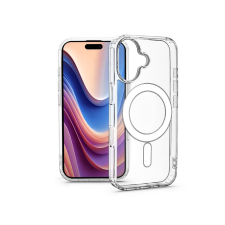 Haffner Apple iPhone 16 Plus szilikon hátlap - Anti Shock MagSafe - átlátszó tok és táska