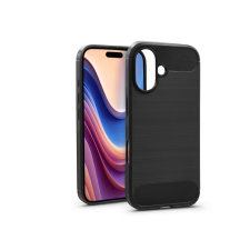 Haffner Apple iPhone 16 Plus szilikon hátlap - Carbon - fekete (HF782457) tok és táska