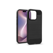 Haffner Apple iPhone 16 Pro szilikon hátlap - Carbon - fekete (HF782440) tok és táska
