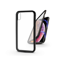 Haffner Apple iPhone X/XS mágneses, 2 részes hátlap előlapi üveggel - Magneto 360 - fekete tok és táska