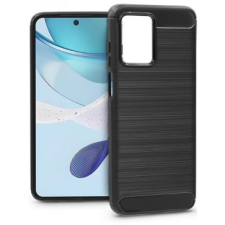 Haffner Carbon szilikon hátlap Motorola Moto G13/Moto G53 fekete tok és táska