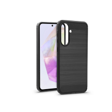 Haffner Carbon szilikon tok - Samsung SM-A366 Galaxy A36 5G - fekete tok és táska
