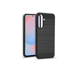 Haffner Carbon szilikon tok - Samsung SM-A566 Galaxy A56 5G - fekete (HF357510) tok és táska