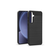 Haffner Carbon szilikon tok - Samsung SM-S936 Galaxy S25+ - fekete tok és táska