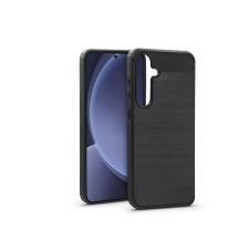 Haffner Carbon szilikon tok - Samsung SM-S936 Galaxy S25+ - fekete tok és táska
