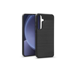 Haffner Carbon szilikon tok - Samsung SM-S936 Galaxy S25+ - fekete tok és táska