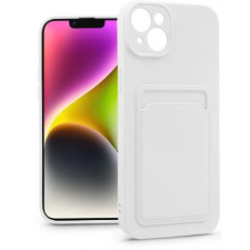 Haffner Card Case szilikon hátlap iPhone 14 fehér tok és táska