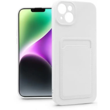 Haffner Card Case szilikon hátlap iPhone 14 Plus fehér tok és táska