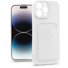 Haffner Card Case szilikon hátlap iPhone 14 Pro fehér tok és táska