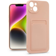 Haffner Card Case szilikon hátlap iPhone 14 rózsaszín tok és táska