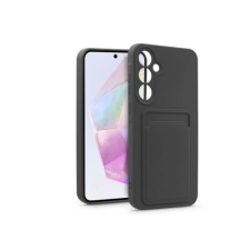Haffner Card Case szilikon hátlap Samsung Galaxy A35 5G fekete tok és táska