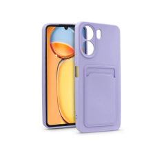 Haffner Card Case szilikon hátlap Xiaomi Redmi 13C lila tok és táska