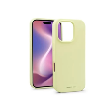 Haffner Cloud Skin szilikon hátlap iPhone 16 Pro sárga tok és táska