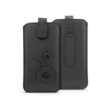 Haffner DECO univerzális kihúzható telefontok - Apple iPhone 13 / 13 Pro - fekete tok és táska