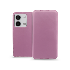 Haffner Dual Pocket Flip bőrtok - Xiaomi Redmi Note 13 5G - rózsaszín tok és táska