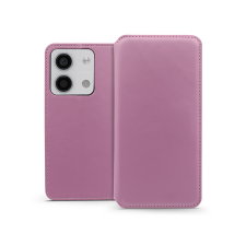Haffner Dual Pocket Flip bőrtok - Xiaomi Redmi Note 13 5G - rózsaszín (HF277658) tok és táska
