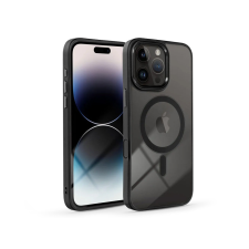 Haffner Edge Mag Cover szilikon tok - Apple iPhone 16 Pro - fekete/átlátszó tok és táska