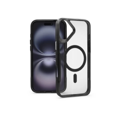 Haffner Ergofit Newzone MagSafe szilikon hátlap iPhone 16 Plus fekete tok és táska