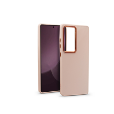 Haffner Frame szilikon tok - Samsung SM-S938 Galaxy S25 Ultra - pink (HF340499) tok és táska