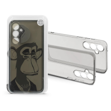 Haffner Gray Monkey szilikon hátlap Samsung Galaxy S23 FE szürke átlátszó tok és táska