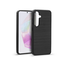 Haffner Haffner Carbon szilikon tok - Samsung SM-A356 Galaxy A35 5G - fekete tok és táska