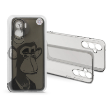Haffner Honor 90 Lite szilikon hátlap - Gray Monkey - átlátszó tok és táska
