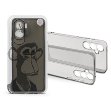 Haffner Honor 90 Lite szilikon hátlap - Gray Monkey - átlátszó (HF239090) tok és táska