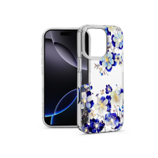 Haffner IMD Floral szilikon tok - Apple iPhone 16 Pro Max - átlátszó (HF789623) tok és táska