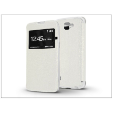 Haffner LG K4 K120E S-View Flexi oldalra nyíló flipes tok - fehér tok és táska
