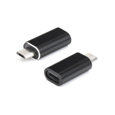 Haffner Lightning - micro USB adapter - fekete mobiltelefon kellék