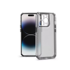 Haffner Matrix Clear kameravédős szilikon tok iPhone 14 Pro átlátszó tok és táska