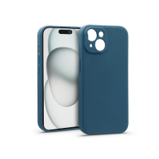 Haffner Matt szilikon tok - Apple iPhone 15 - kék (HF213120) tok és táska