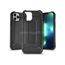 Haffner PT-6317 iPhone 13 Pro Max ütésálló fekete műanyag hátlap (PT-6317) tok és táska