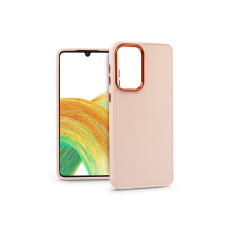 Haffner Samsung A336B Galaxy A33 5G szilikon hátlap - Frame - pink tok és táska